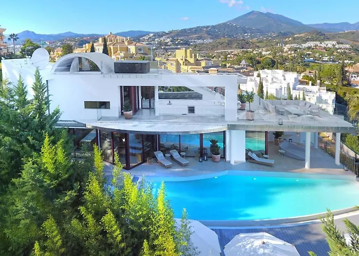 7 Bedrooms Villa With Sea View Private Pool And Jacuzzi At Marbella 3 Km Away From The Beach